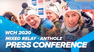 Antholz 2020: Mixed Relay Press Conference
