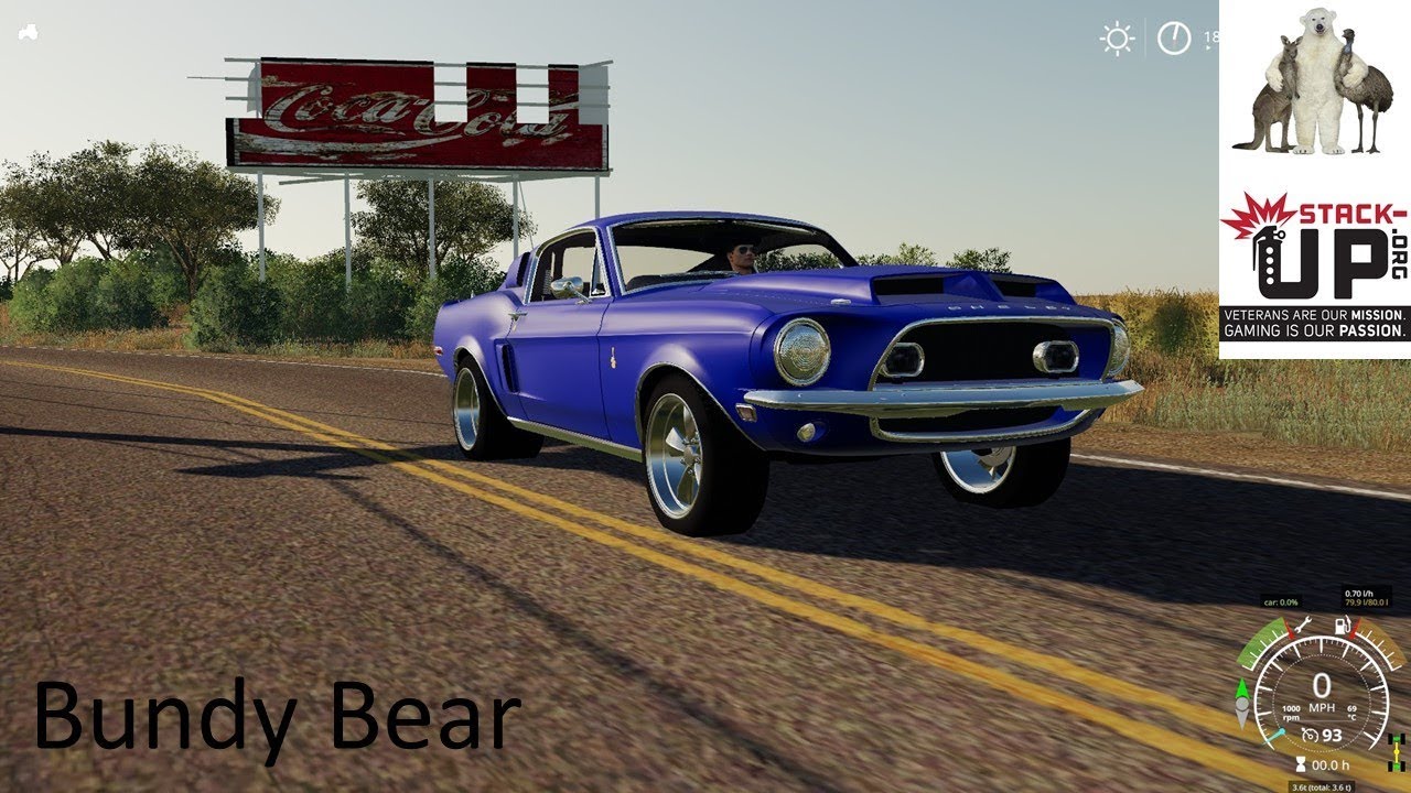 FS19: 1968 Mustang V8 V2.1 - YouTube