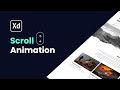 adobe xd 2020 scroll animation