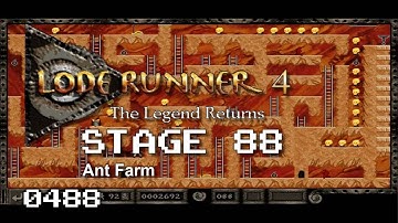 Lode Runner 4 - Stage 88 - Ant Farm [0488]