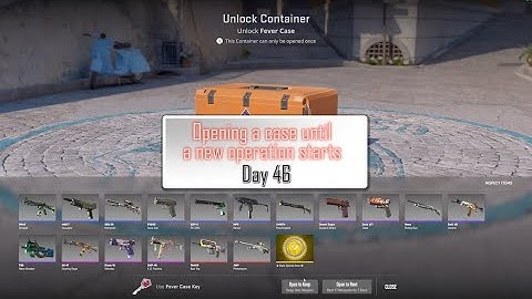 Opening a case until a new CS2 operation starts - Day 46