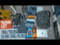 2022 Travelling Light 7kg/15lbs 30L Backpack Tour & (2kg/5lb Sling) with Camera and Laptop