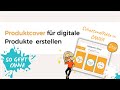 Produktcover für deine digitalen Produkte erstellen | Canva Tutorial | Etsy-Shop | Produkt Mockup