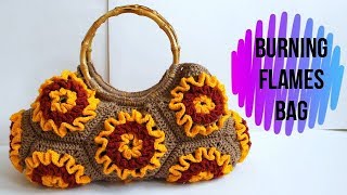 How to Crochet Burning Flames Bag by Amira Crafts 1,562 views 5 years ago 36 minutes