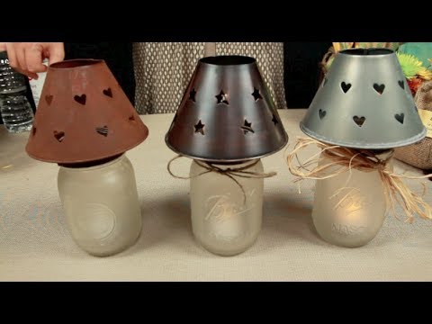 DIY - Frosted Candle Jars Tutorial 