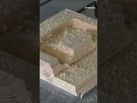 CNC Router Precision Cutting: Transform Wooden Block Into Module #shorts