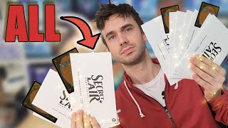 Opening the entire Winter Superdrop. Magic the Gathering Secret Lair