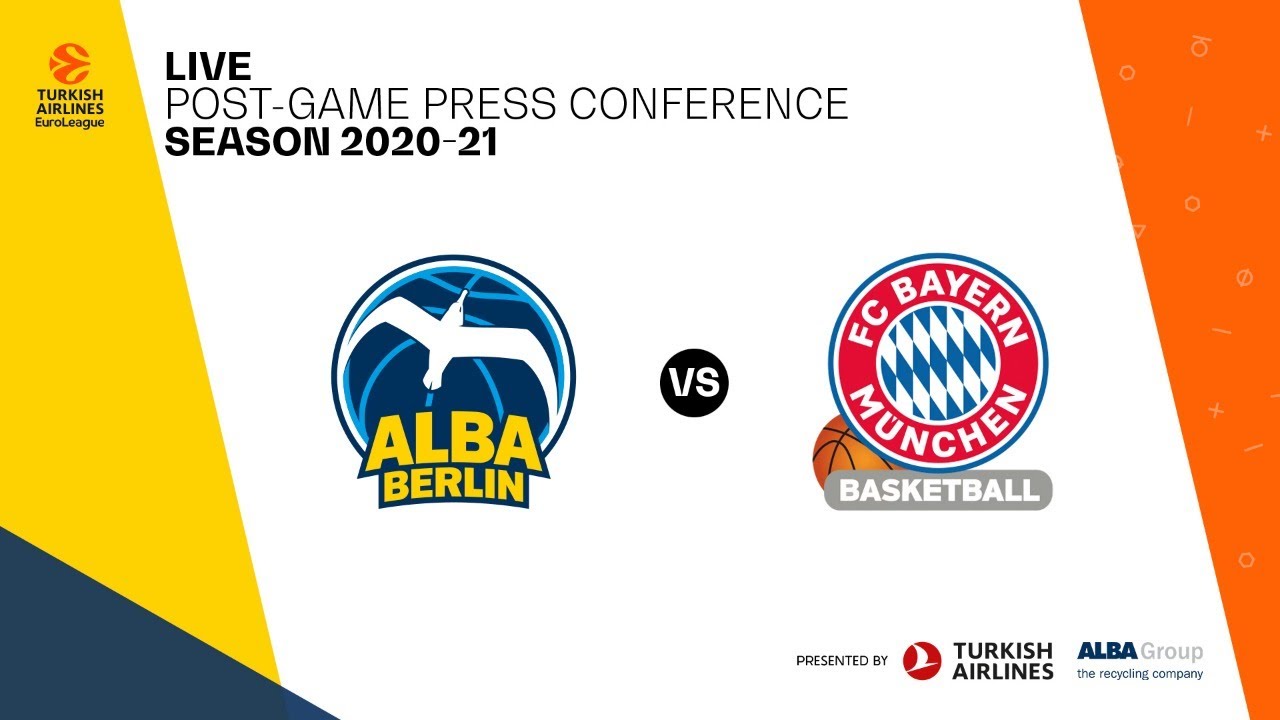 Press Conference Alba Berlin Fc Bayern Munich Youtube