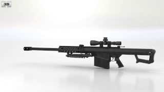 Barrett M82A1 3D model by 3DModels org