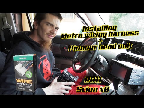 Installing Pioneer head unit and Metra wiring harness | 2011 Scion xB | DaSlapBox