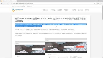 高级WooCommerce主题Storefront Outlet: 免费WordPress科技商城主题下载和设置教程