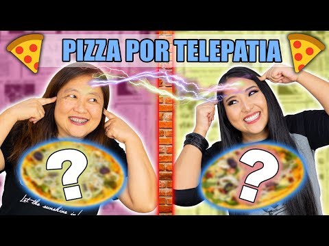 PIZZA POR TELEPATIA COM MINHA FILHA JERU | TIA DO JOINHA