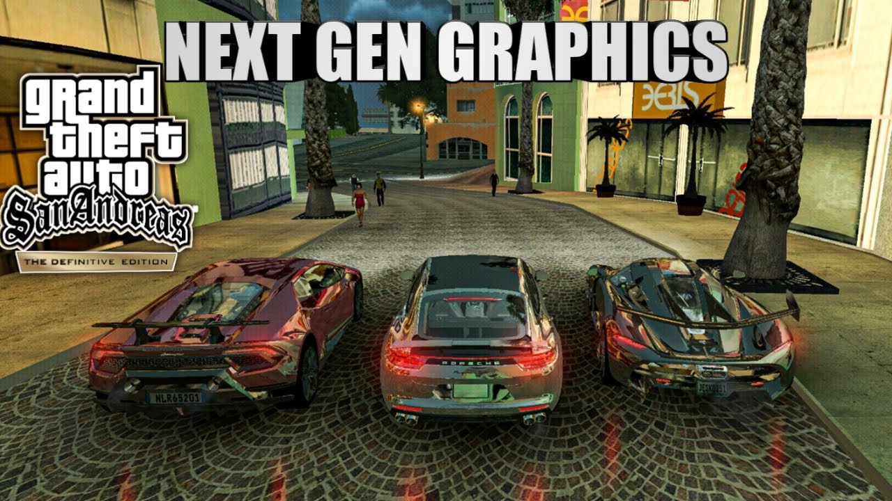 GTA SAN ANDREAS GTA 5 ULTRA MOST REALISTIC GRAPHICS MODPACK FOR ANDROID 12  SUPPORTED NO CRASH! 