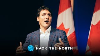 Justin Trudeau at Hack the North