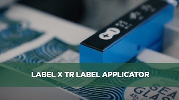 Label X TR Label Applicator for Deerness Distillery