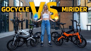 Folding e-bike battle: Gocycle vs MiRider | Do you get what you pay for?