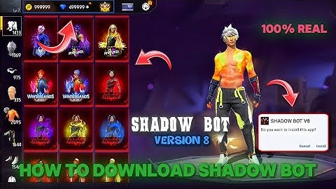 SHADOW BOT V8 UPDATE 🍷✔️ || NEW SHADOW BOT DOWNLOAD LINK 🔗 🗿WITH NEW FEATURES ✅
