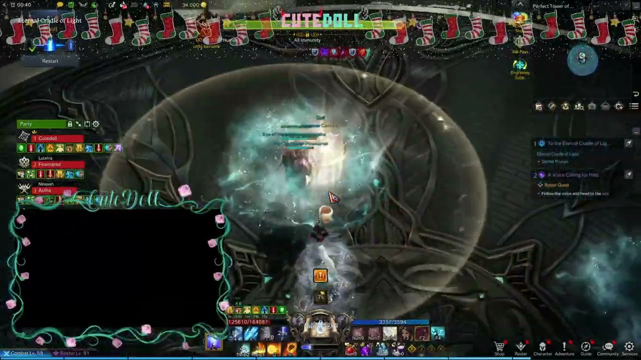 1660 FREE BUS KAYANGEL HARD GATE 2 RAID LEADER CUTE DOLL SORCERESS BEST SORC NA GAMEPLAY LOST ARK