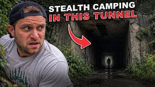Stealth Camping In A Tunnel GONE WRONG - I Had To LEAVE