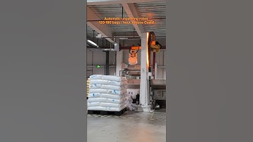Automatic unpacking and feeding, welcome to get a quote!#palletizer #depalletizer #unpacking #robot