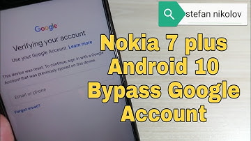 Nokia 7 plus TA-1062, TA-1041, TA-1046. Remove Google Account, Bypass FRP. Without PC.