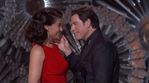 Idina Menzel's Revenge on John Travolta at the 201...
