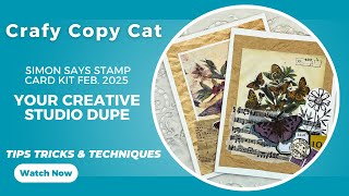 Crafty Copy Cat Your Creative Studio Dupe of Simon Says Stamp Card Kit Tips Tricks Techniques