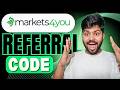 Markets4you Referral Code : (fjbnkre) Get 15% Off On Trading Fees | Markets4you Invite Code