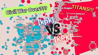 The [KPK]-[kpk] Civil Wars Over??? - Growth Clan Wars Arras.io || KePiKgamer
