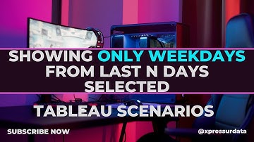 Mastering Complex Real-Time Tableau Challenges| Weekdays for Last N Days