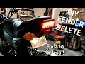Honda Grom DIY Fender Delete for $10 or Less!!!
