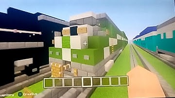 Reviewing GO transit MP40PH-3C train in Minecraft