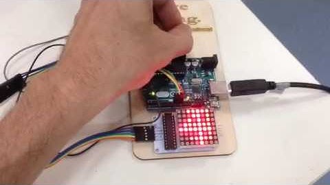 Led matrix board w potentiometer