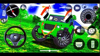 Modified Mahindra Thar😈Games:Indian Green Thar (Gadi Wala Games) Car Game Android Game - #2026