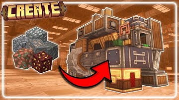 All in One Super Compact Create Mod Ore Processor!