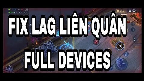 FULL DATA FIX LAG LIÊN QUÂN | TQT - GAME NO LAG