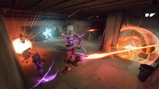 Overwatch deathmatch but in a tiny room