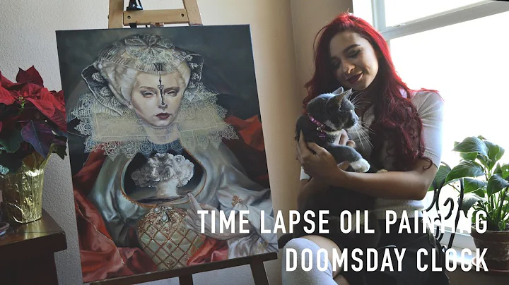 Oil Painting Time Lapse | Surreal Dark Art Portrait