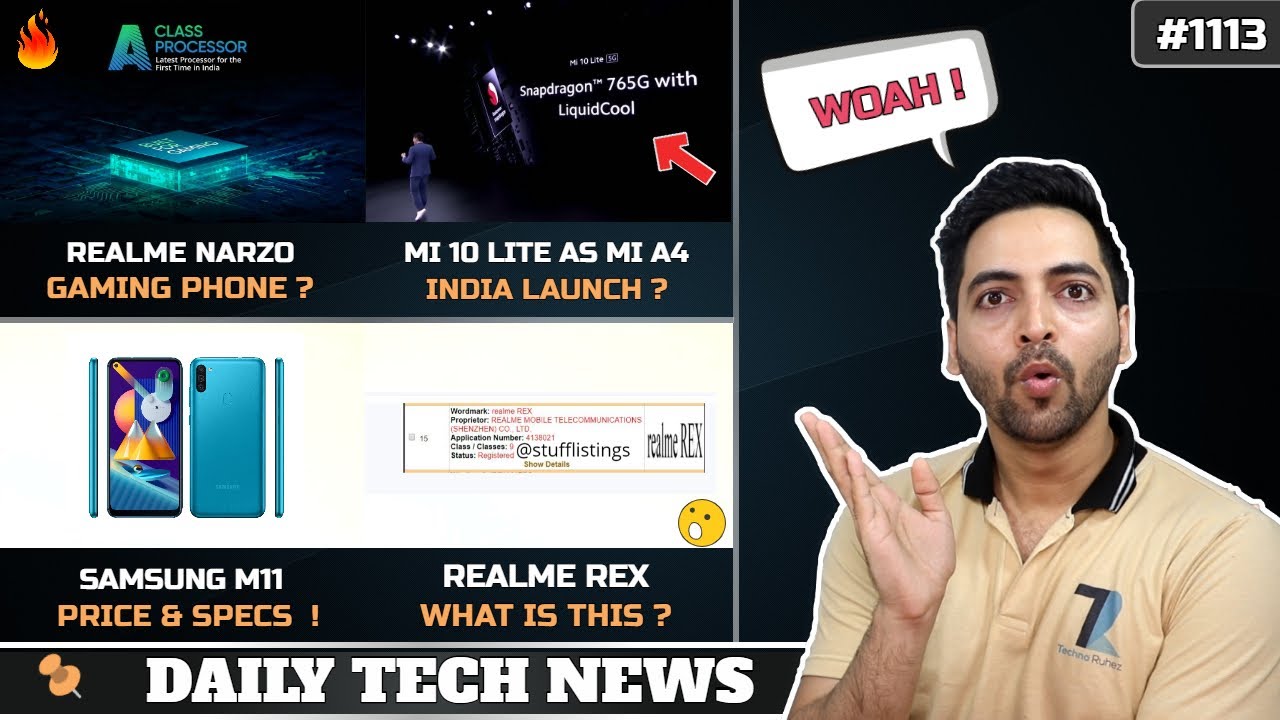 Realme Narzo Gaming Phone,We Found The Cure,Mi A4 India Launch,Realme Rex,Samsung M11 Price