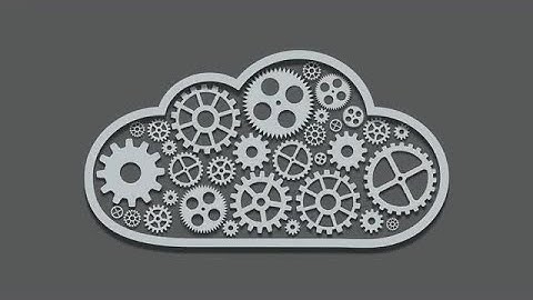 Mechanism Computing Cloud Stock Motion Graphics