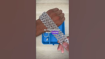 Do These VVS Moissanite Stones Shine Brighter Than Diamonds?🤨🔎💎 #moissanite #cubanlink