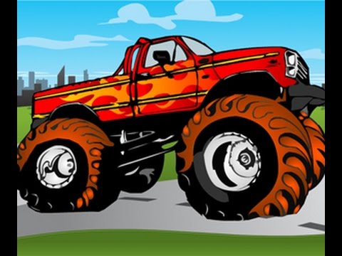 Best Monster Truck Kids Games Compilation 2015 - YouTube