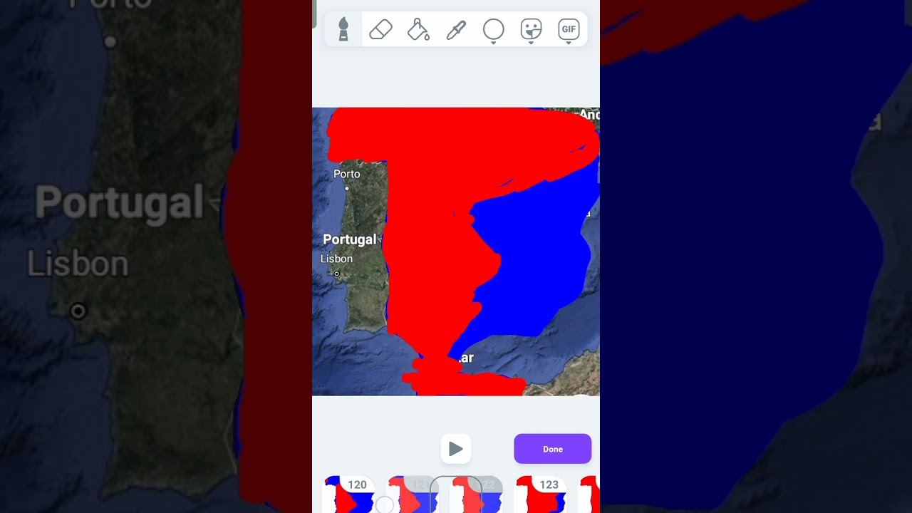Spanish civil war animation 🪖🪖🎖️🔫 republicans vs Nationalist Google Earth satellite image 🌍🌎🛰️