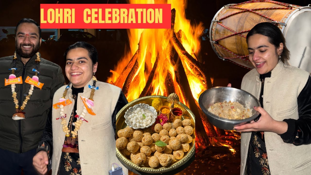 Humne Manayi Lohri 🥜🔥 | Lohri Vlog😍