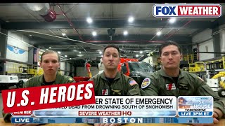 U.S. Coast Guard Heroes Join FOX Weather To Discuss Dramatic Back-To-Back Rescue Operations