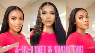 GROW FROM THE SCALP 3-IN-1 WET&amp;WAVY CLEAR LACE WIG | MELT THIS LACE WITH ME FT XRSBEAUTY HAIR