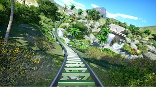 Paradise Island Extreme Pov 100Mph Launched Roller Coaster