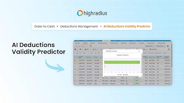 AI Deductions Validity Predictor | Automate Dispute Management With HighRadius