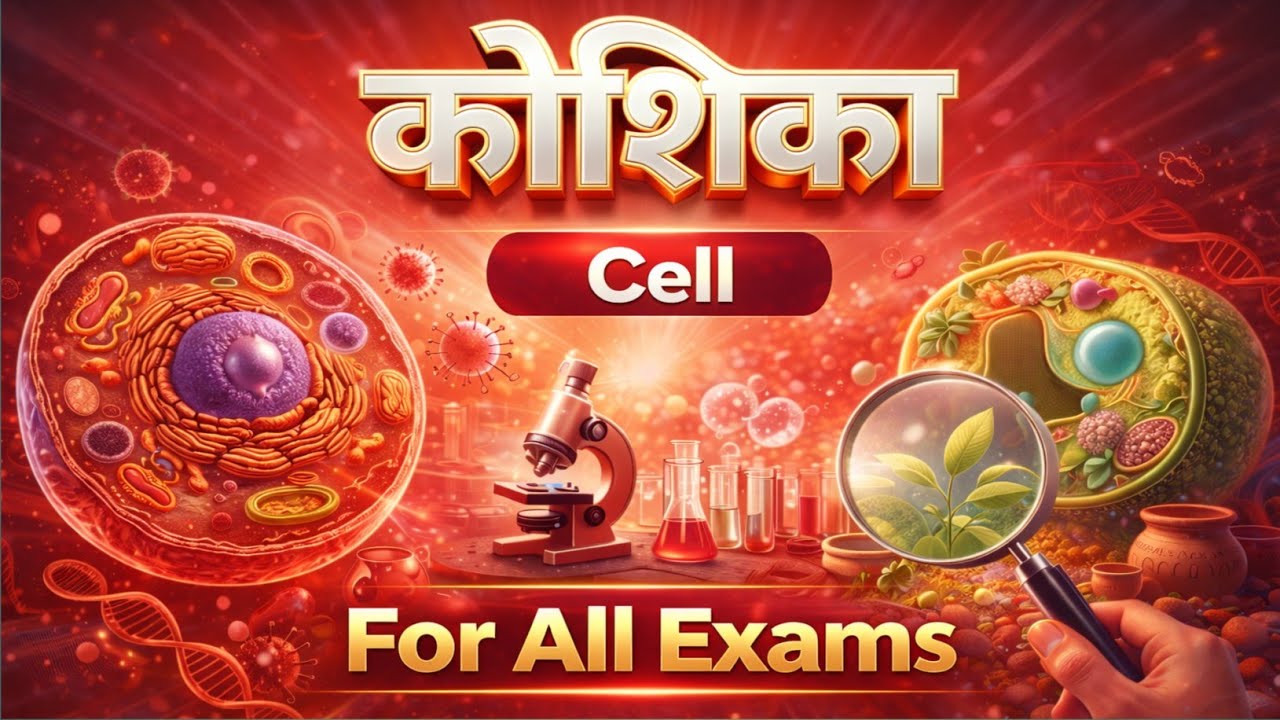 कोशिका: जीवन की मूल इकाई। Cell: The  Unit of Life। Biology। NCERT।Free PDF।One Shot।