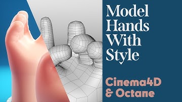 Cinema 4D Tutorial - Box Modeling a Cartoon Hand